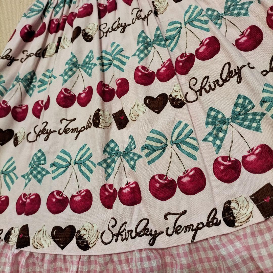 Shirley Temple チェリーチョコプリントjsk