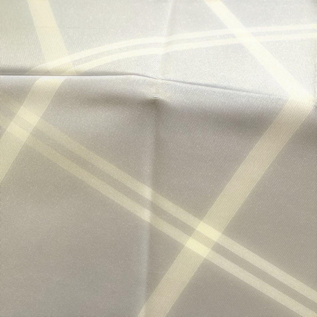 サンバリア 2段折コンパクト、チェック(ブルー)