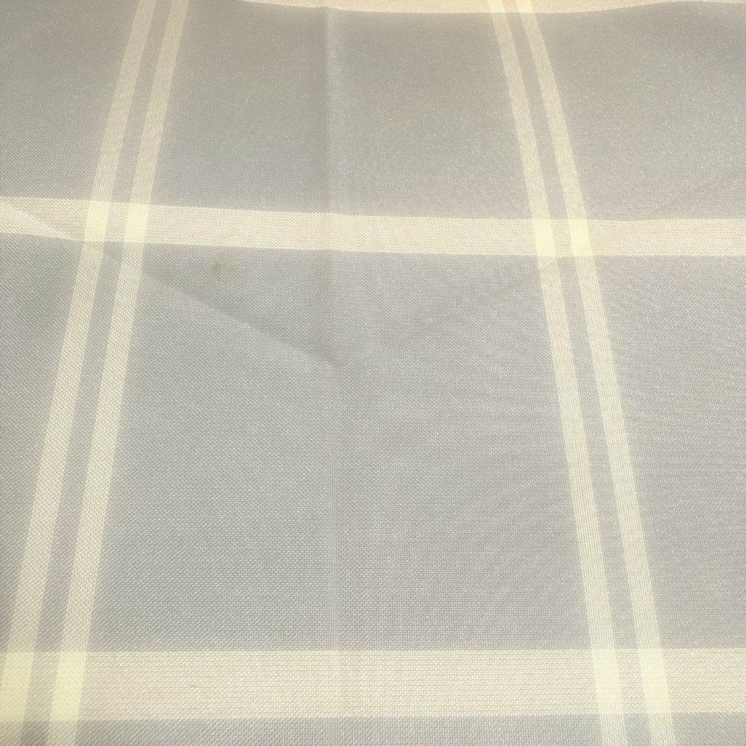 サンバリア 2段折コンパクト、チェック(ブルー)