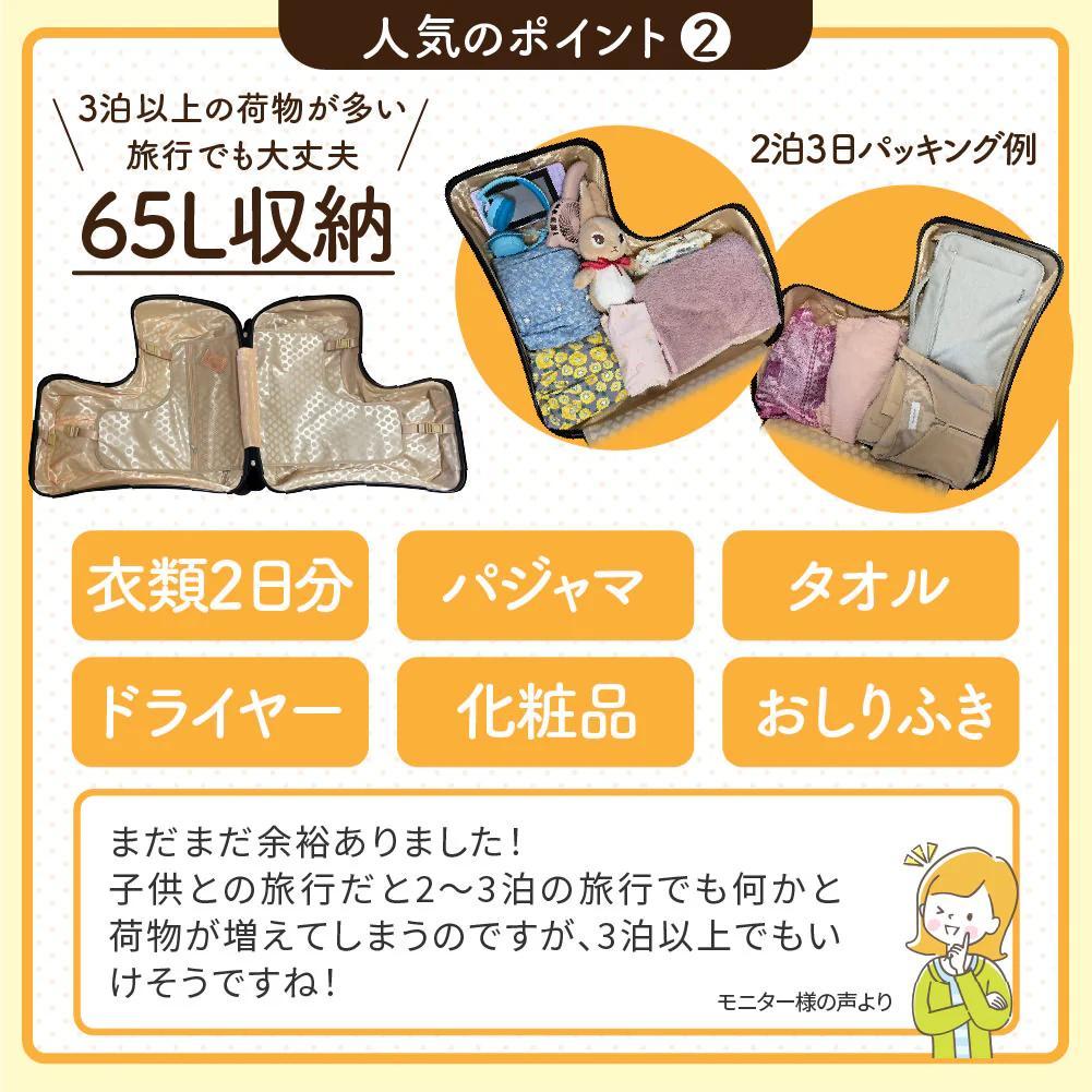 キッズトラベルキャリー　クッションプラス