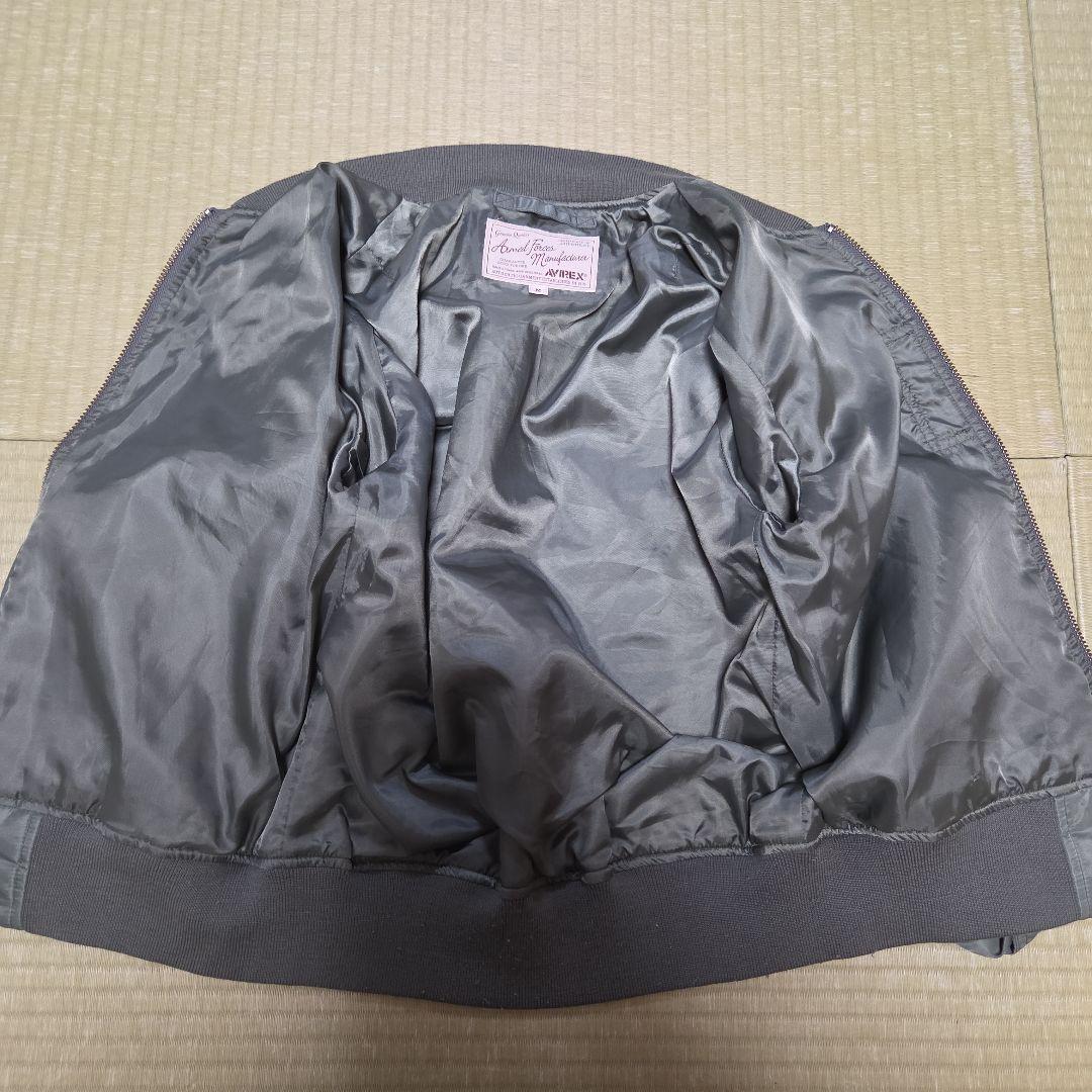 AVIREX MA-1 フライトジャケット L-2 USAFA ワッペン M