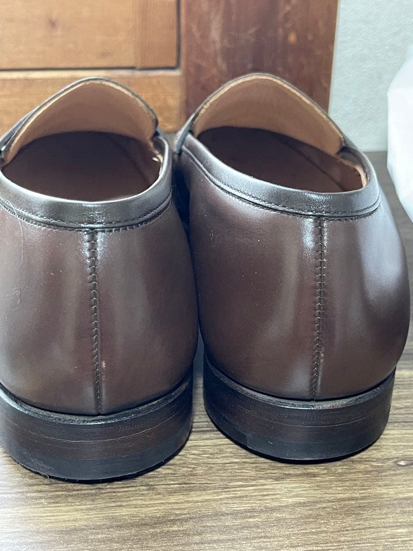 新品未使用シューツリー付CROCKETT&JONES Boston2ブラウン