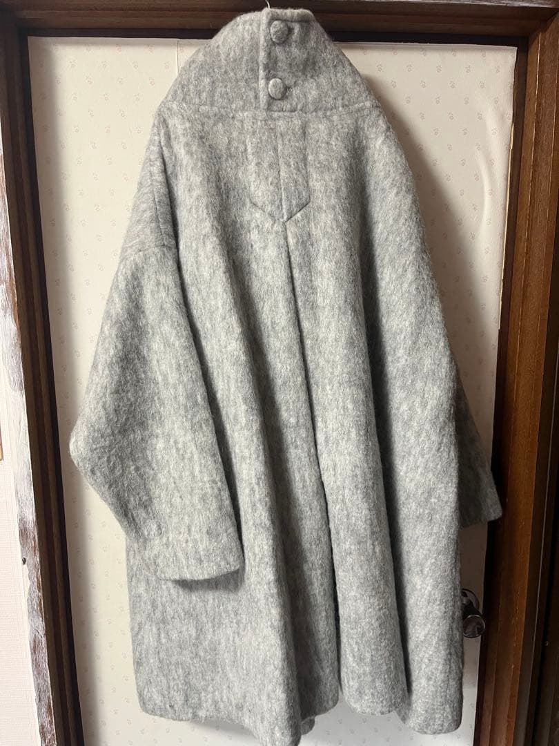 AS KNOW AS オオラカ　グレー ロングコート