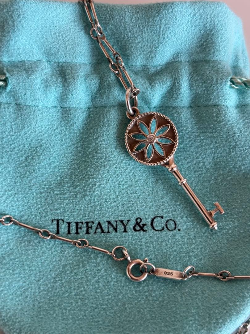 Tiffany & Co. シルバー925 キー型ネックレス