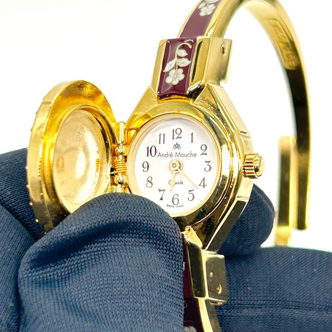 Andre Mouche アンドレムッシュ ダイヤベゼル クォーツ 腕時計