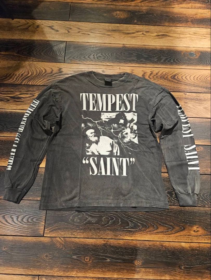 saint グレー ロングスリーブカットソー　本物