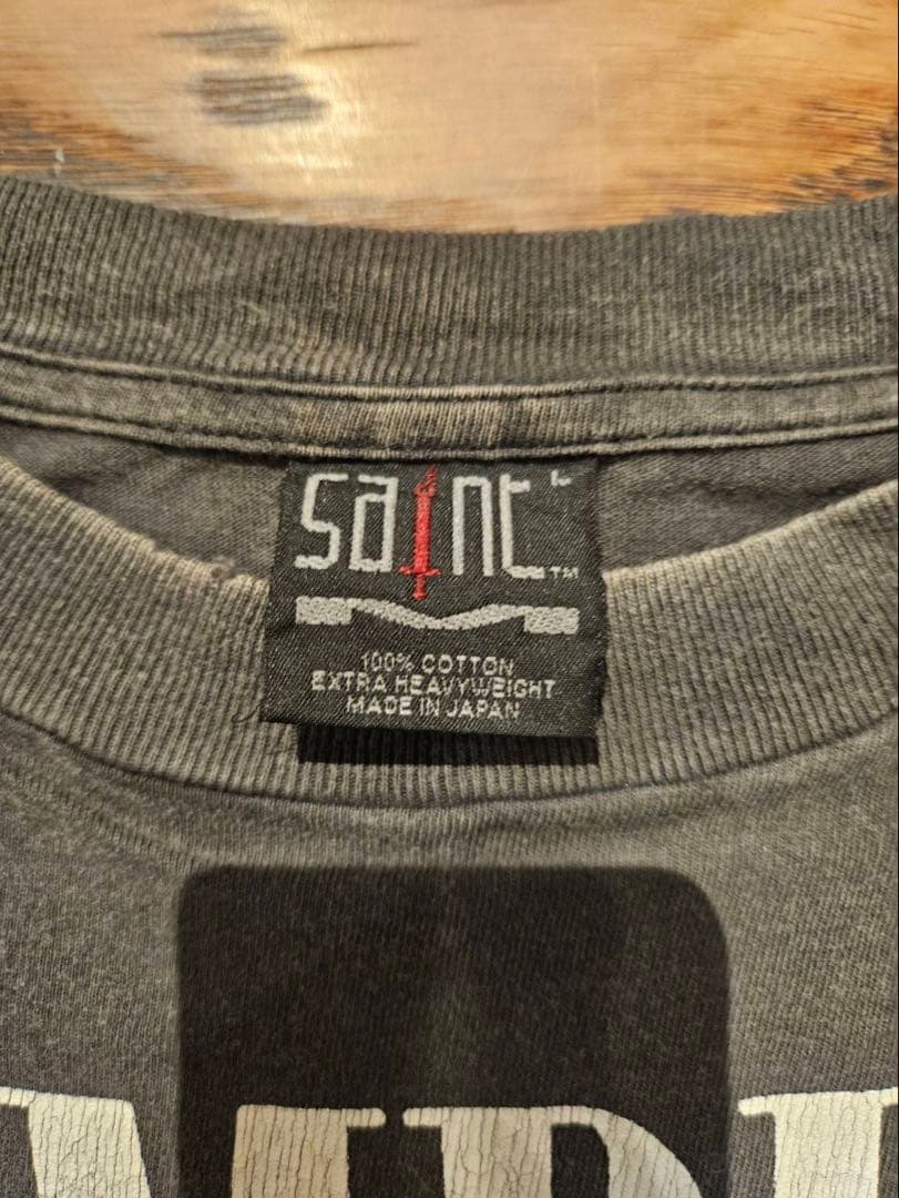 saint グレー ロングスリーブカットソー　本物