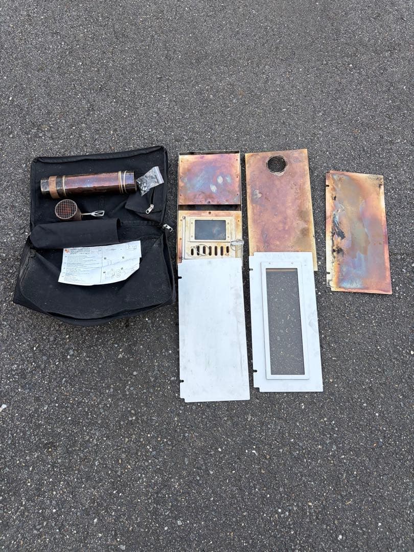 く*ん様 薪ストーブ 3f ul gear 軽量　一酸化炭素チェッカー付き