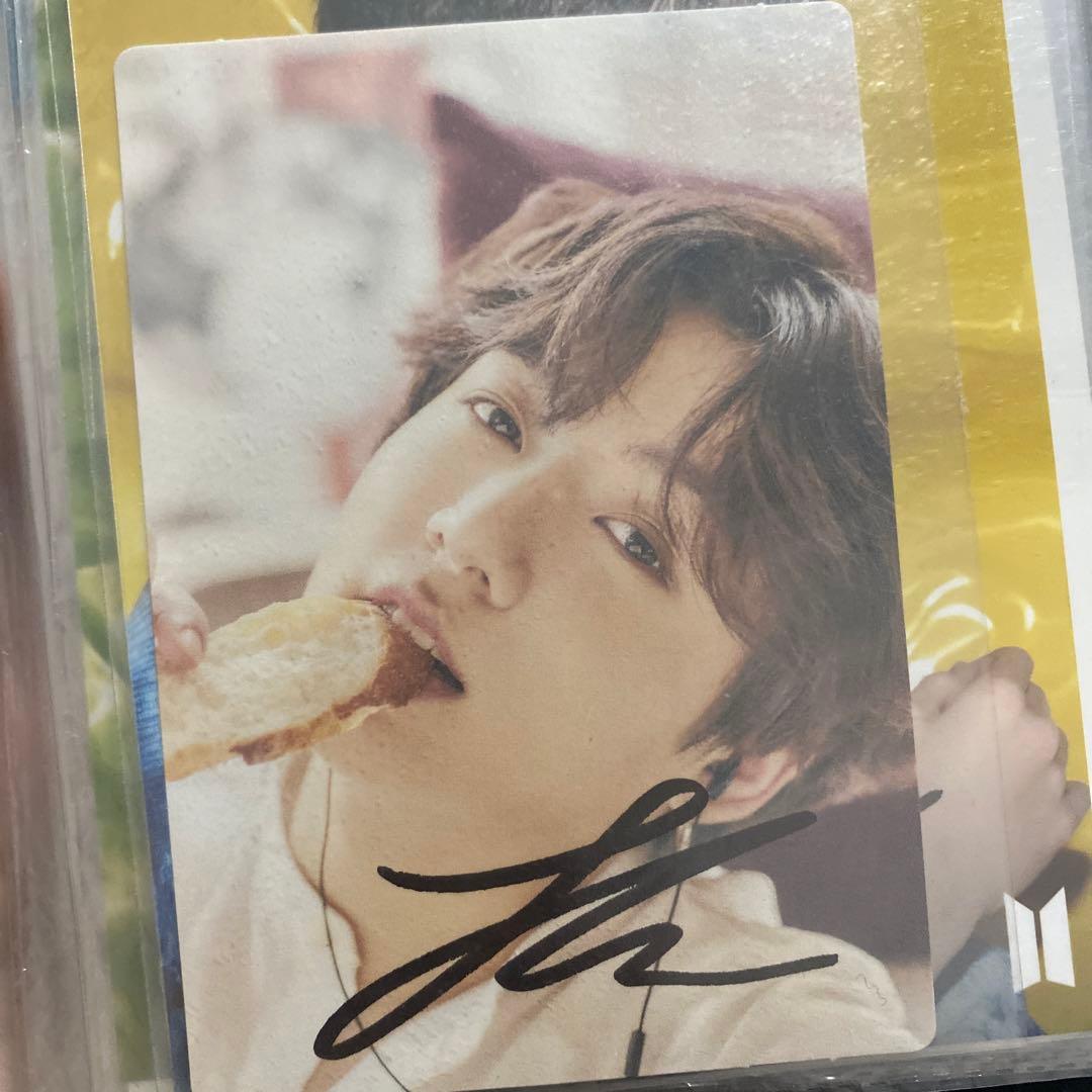 防弾少年団　グク　サイン　直筆　トレカ　展示会