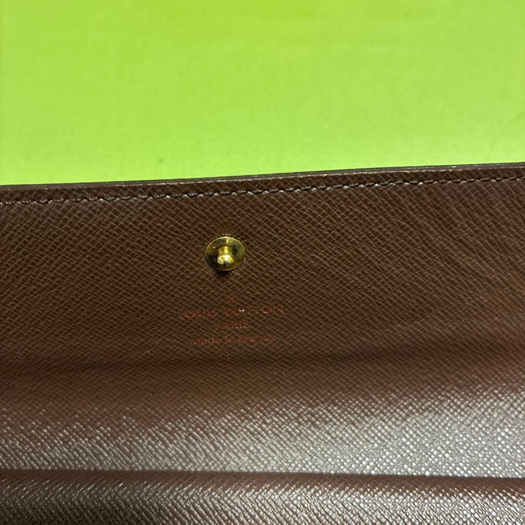 ルイヴィトン　ダミエ　三つ折り長財布