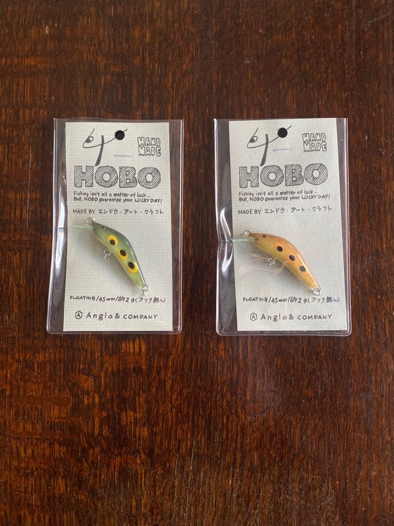 新品未開封 アングロアンドカンパニー HOBO 45MD ハンドメイドミノー