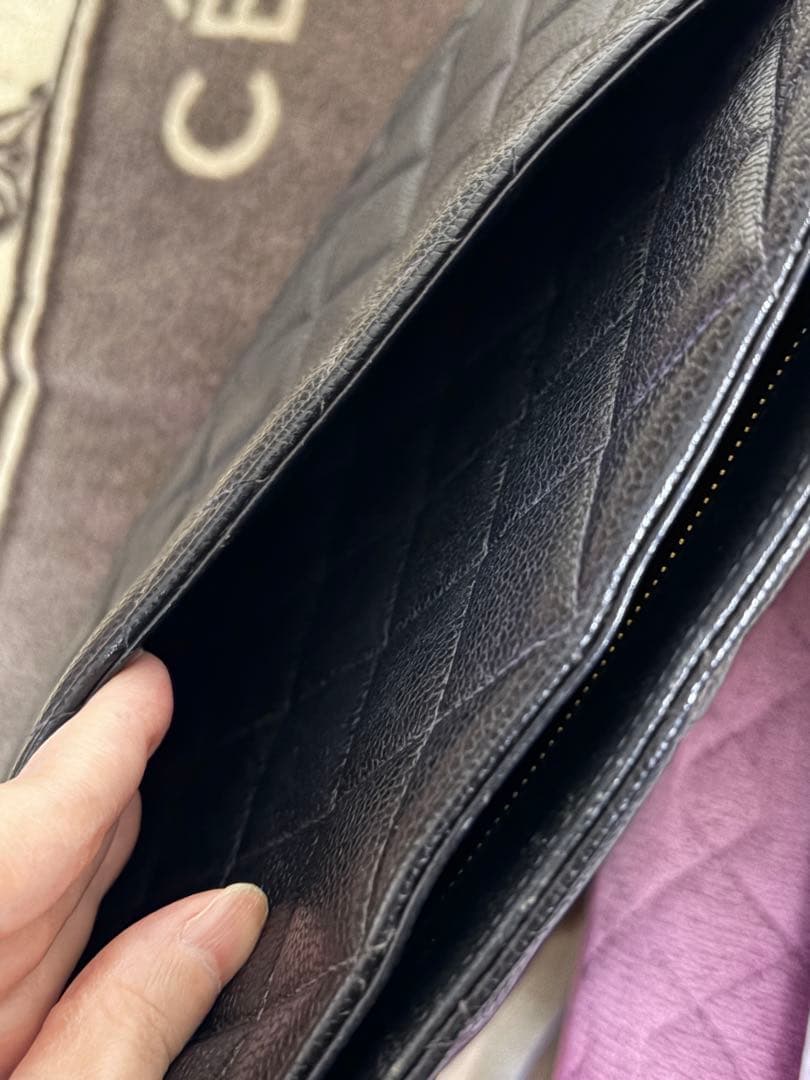 CHANEL トートバッグ　キャビアスキン