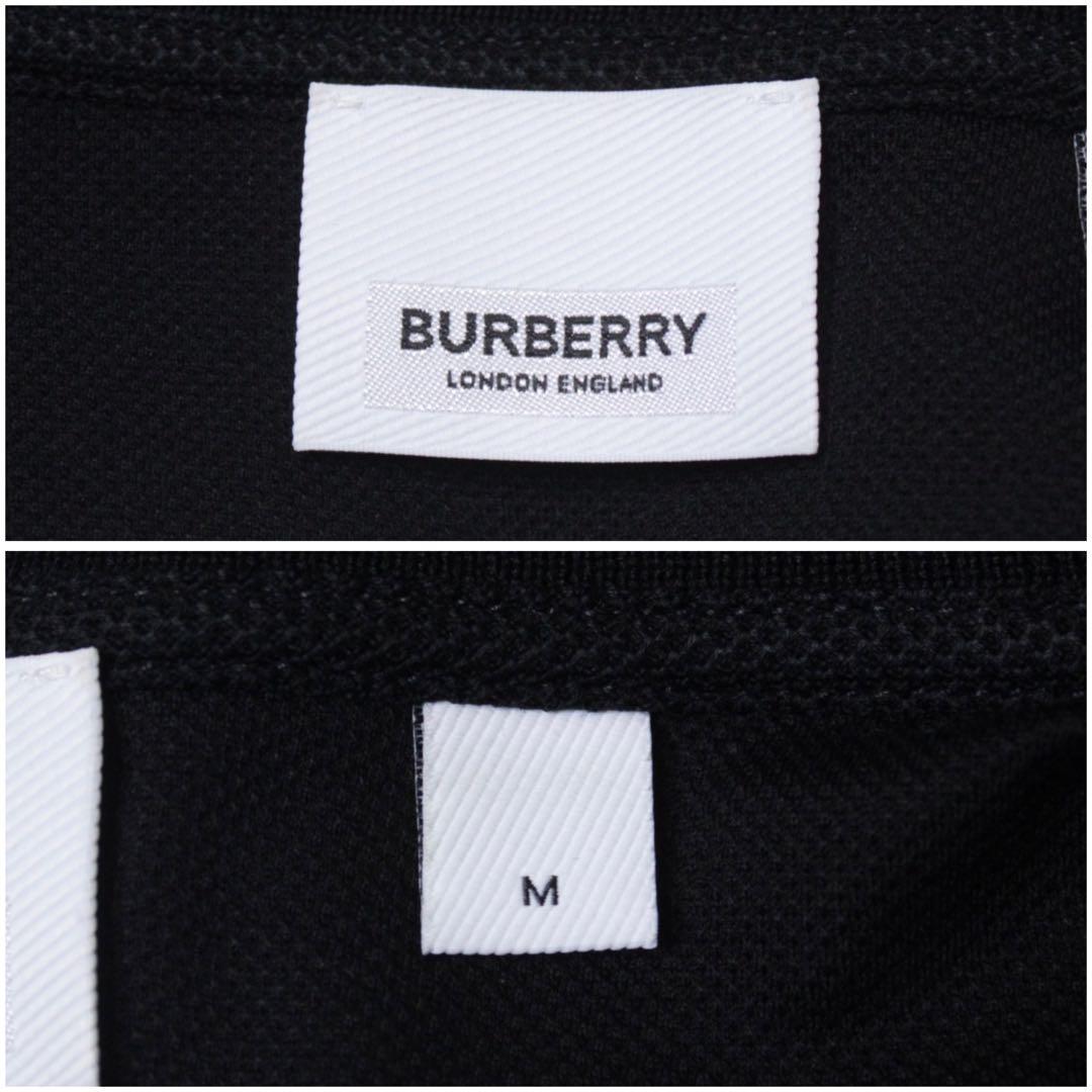 極美品 ティッシ期 BURBERRY TBロゴ ポロシャツ モノグラム刺繍 黒