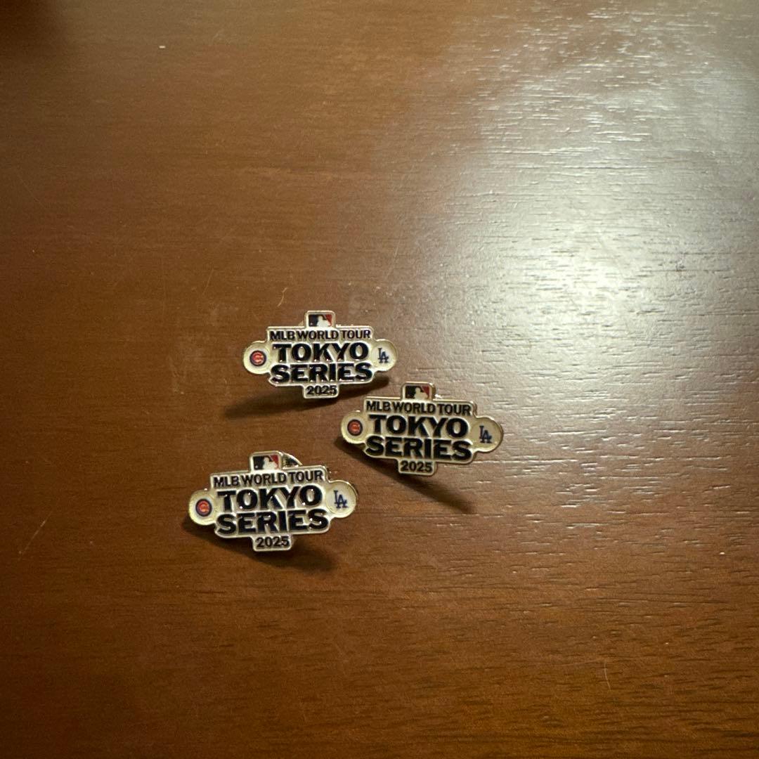 MLB TOKYO SERIES 2025 非売品ピンバッジ 3個セット
