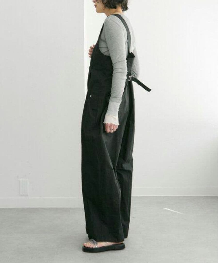 美品 イアパピヨネ スミスタイル ワンショルダーラップサロペット25SS