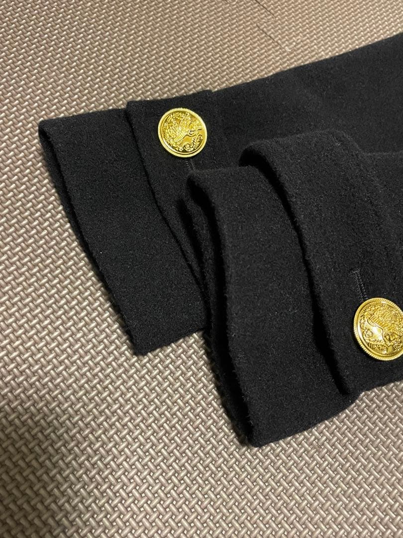 【美品】スライ　SLY　ベビドンコート　カシミヤ入　ダークネイビー　2