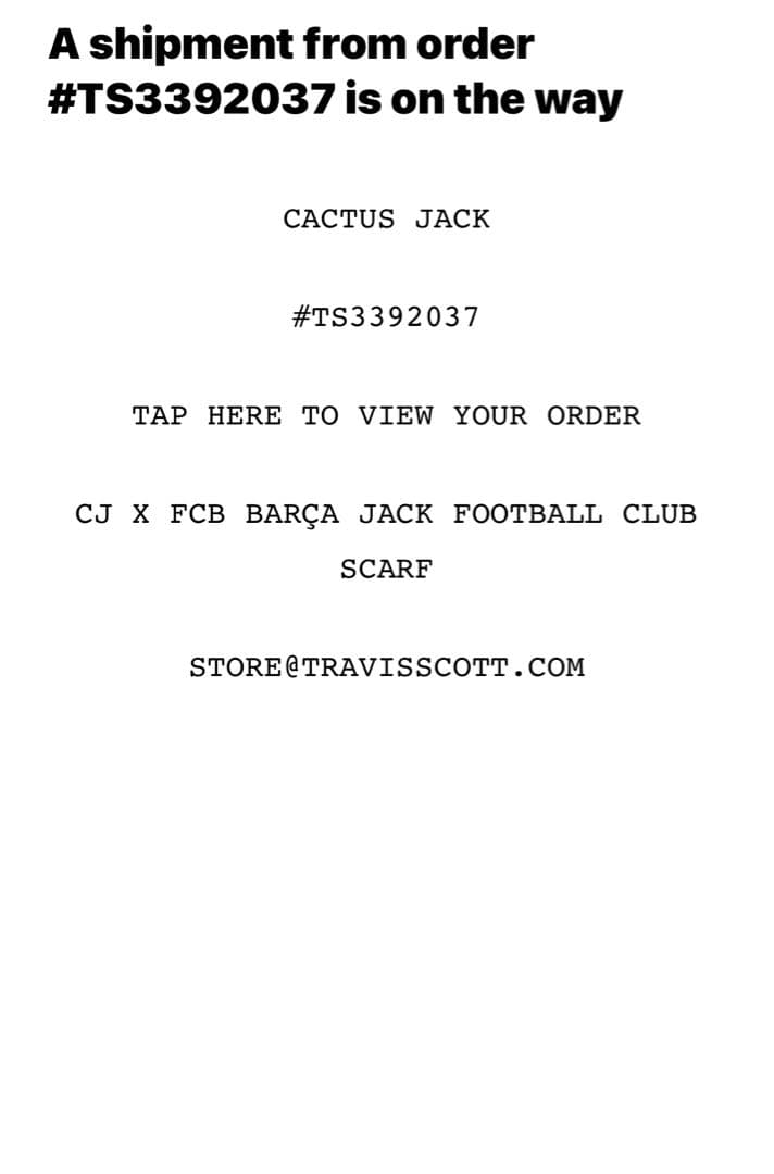 Barcelona×Travis マフラー