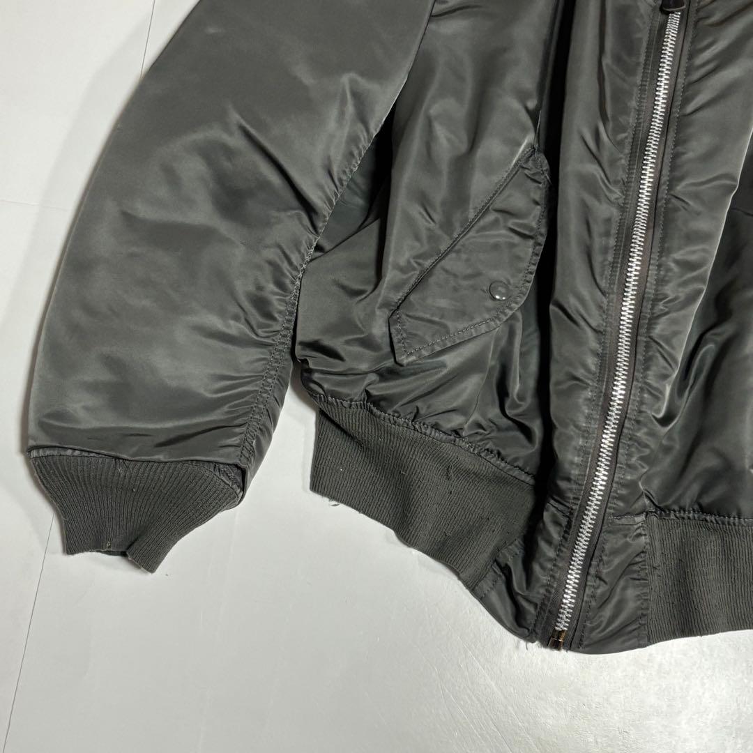 ALPHA　アルファ　MA-1　カーキ　サイズL