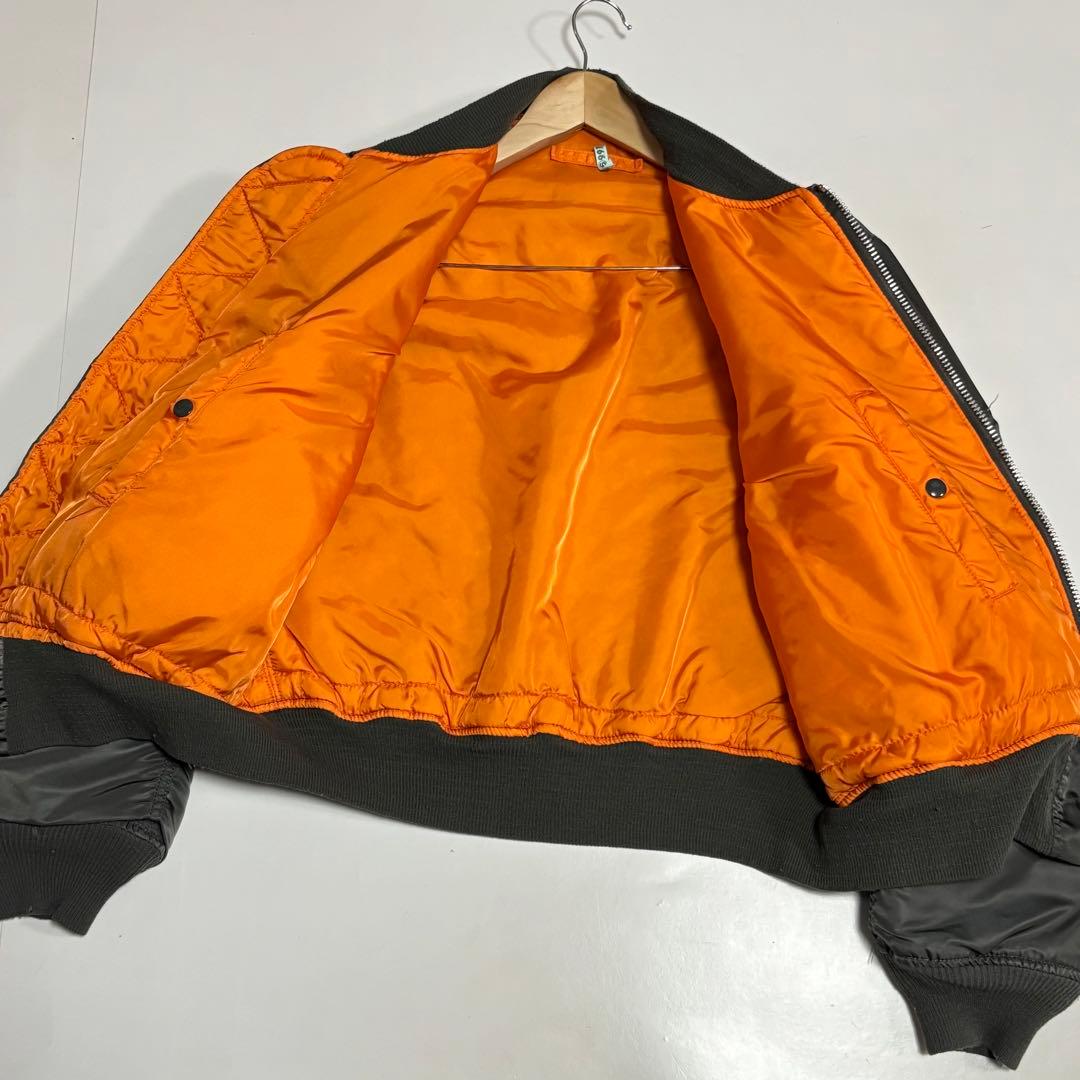 ALPHA　アルファ　MA-1　カーキ　サイズL