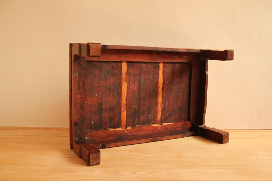 テーブル　ローテーブル　机　長方形　木製　古道具　アンティーク　レトロ