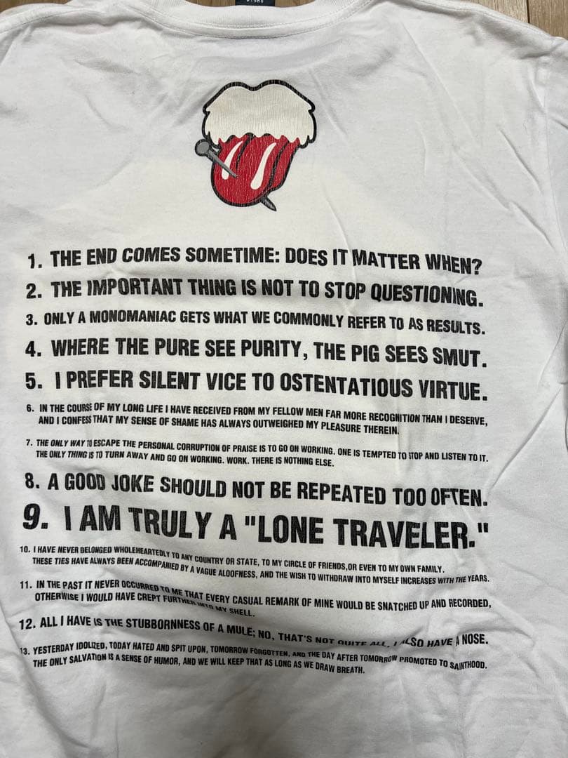 NUMBER (N)INE 03SSカート期ベロTシャツ（size4）