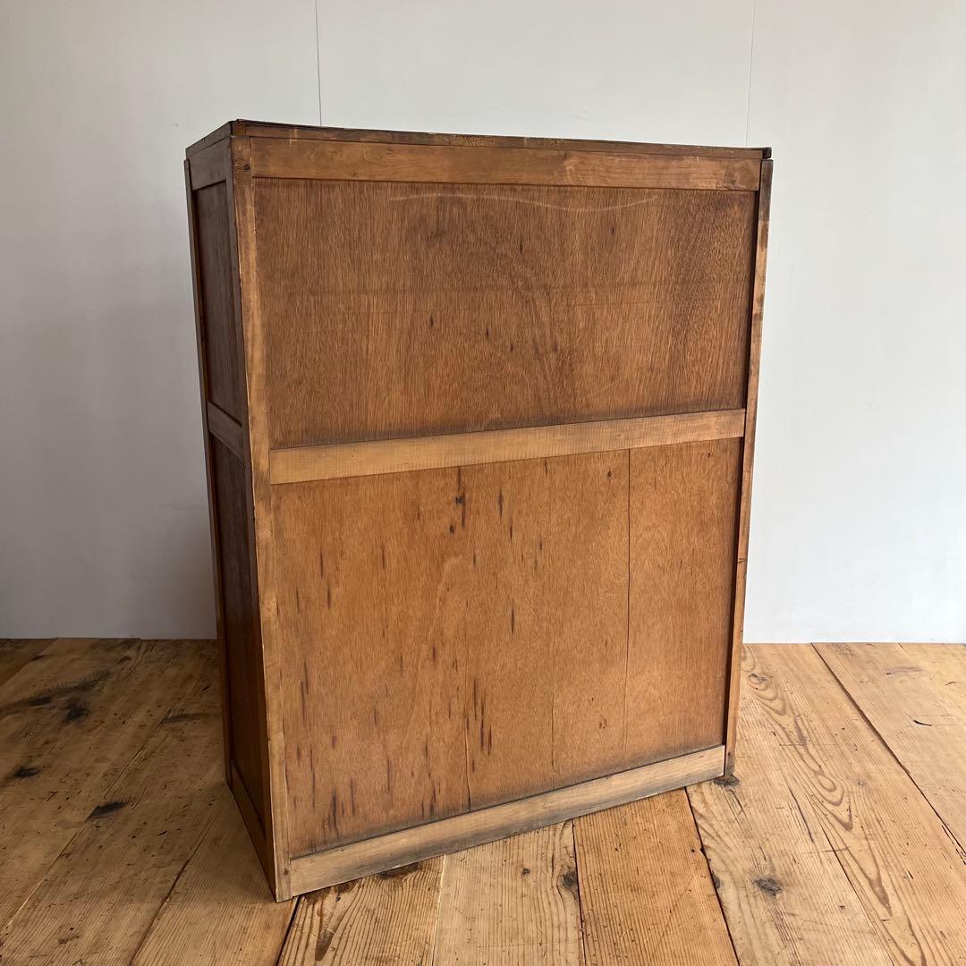 アンティーク チェスト 食器棚 本棚 レトロ 飾り棚 《送料込み》