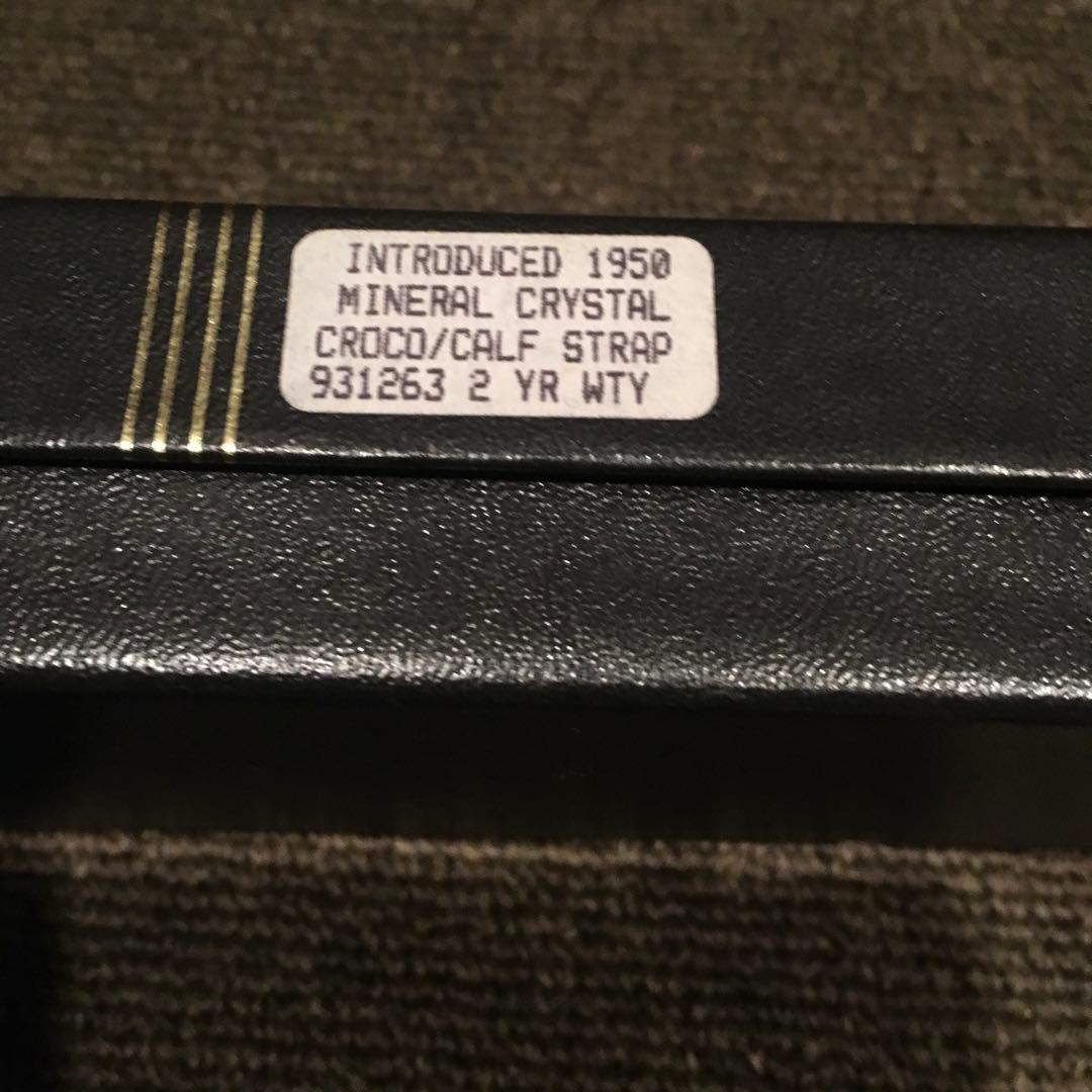 HAMILTON アナログ腕時計 クロコカーフベルト