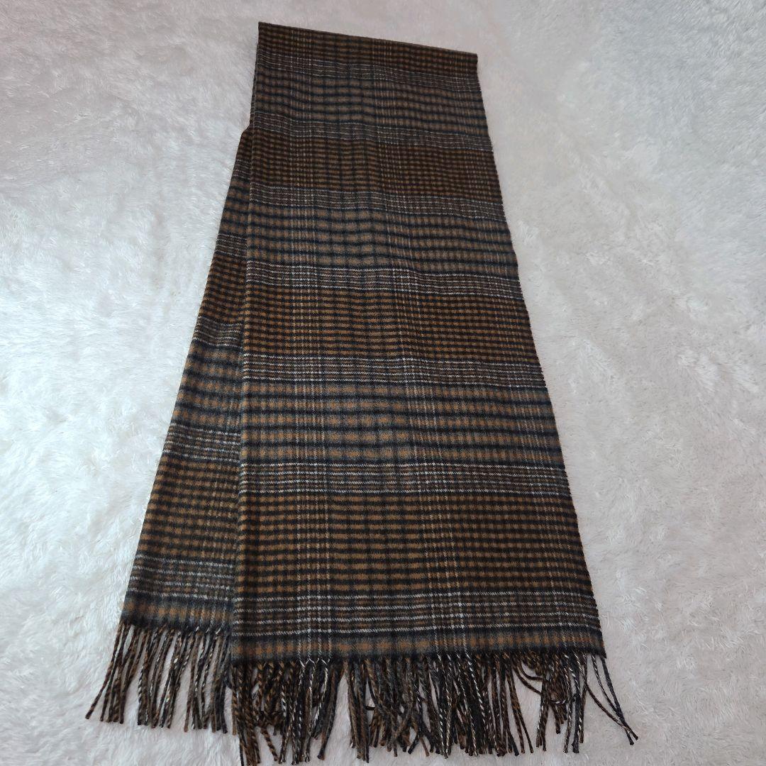 【極美品】Johnstons of Elgin カシミヤ　大判ストール 正規品