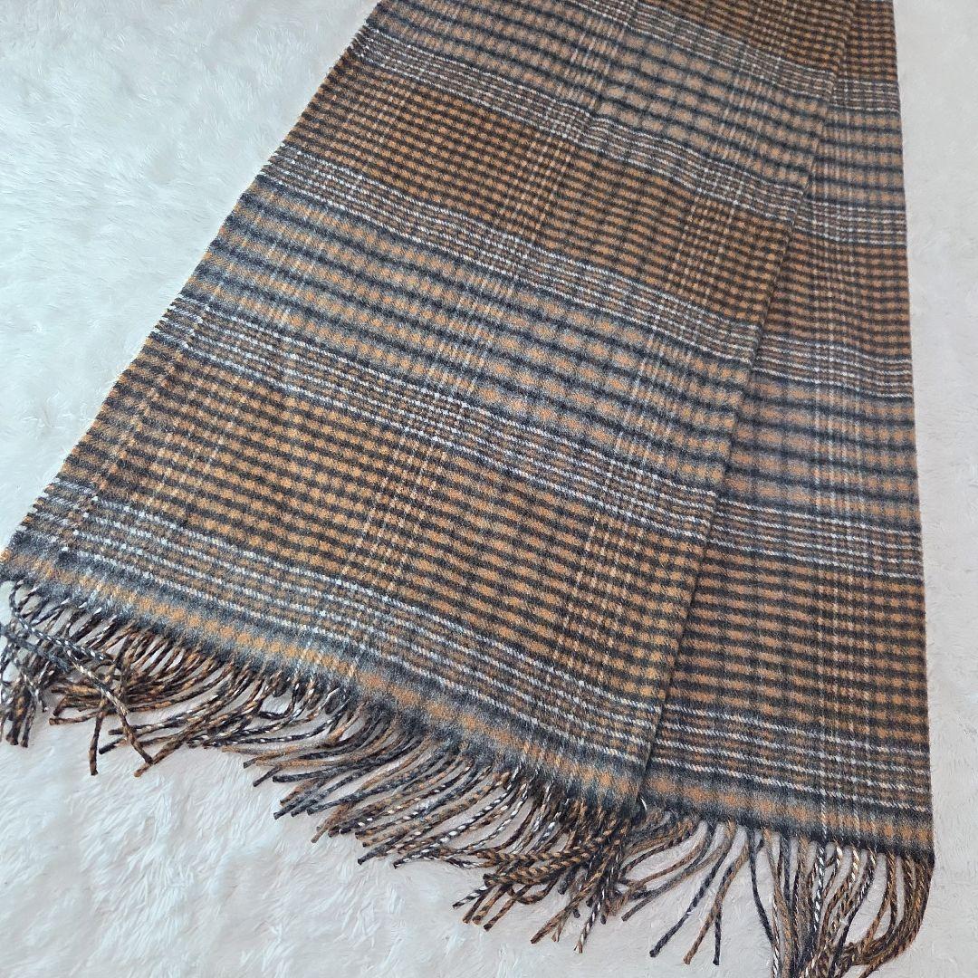 【極美品】Johnstons of Elgin カシミヤ　大判ストール 正規品