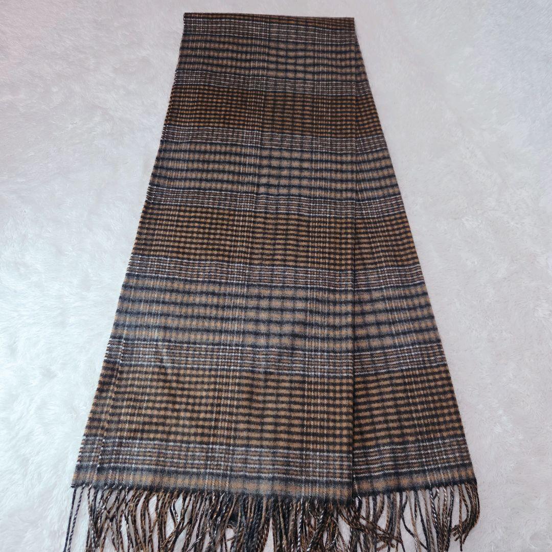 【極美品】Johnstons of Elgin カシミヤ　大判ストール 正規品