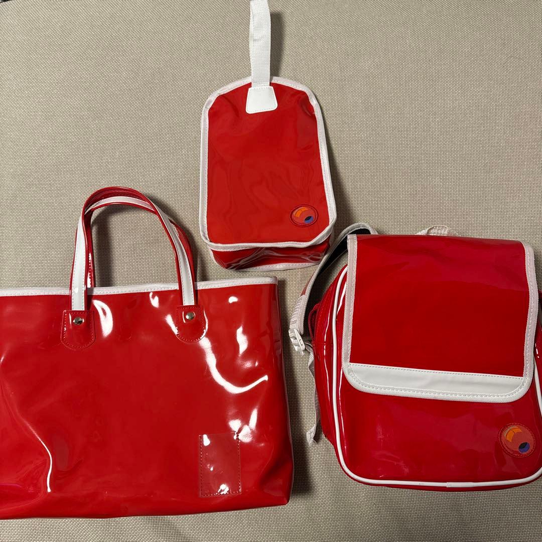 アゼリー学園　レッスンバッグ　通園リュック　上履き入れ