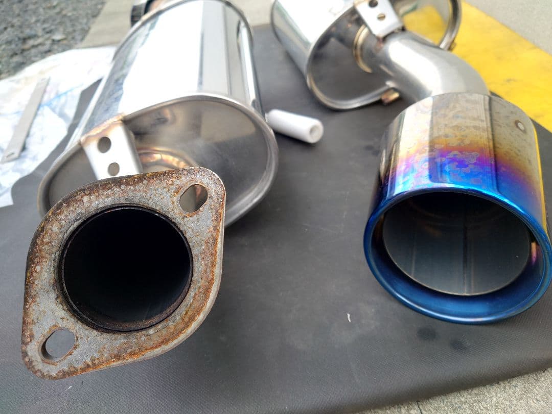 v37柿本改マフラー2本セット　スカイラインハイブリッド