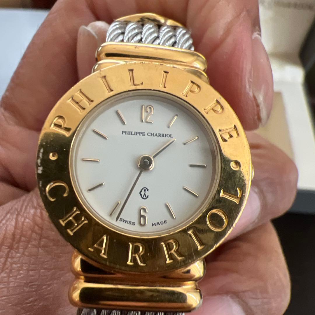 フィリップ・シャリオール サントロペ 腕時計 GP/SS レディース