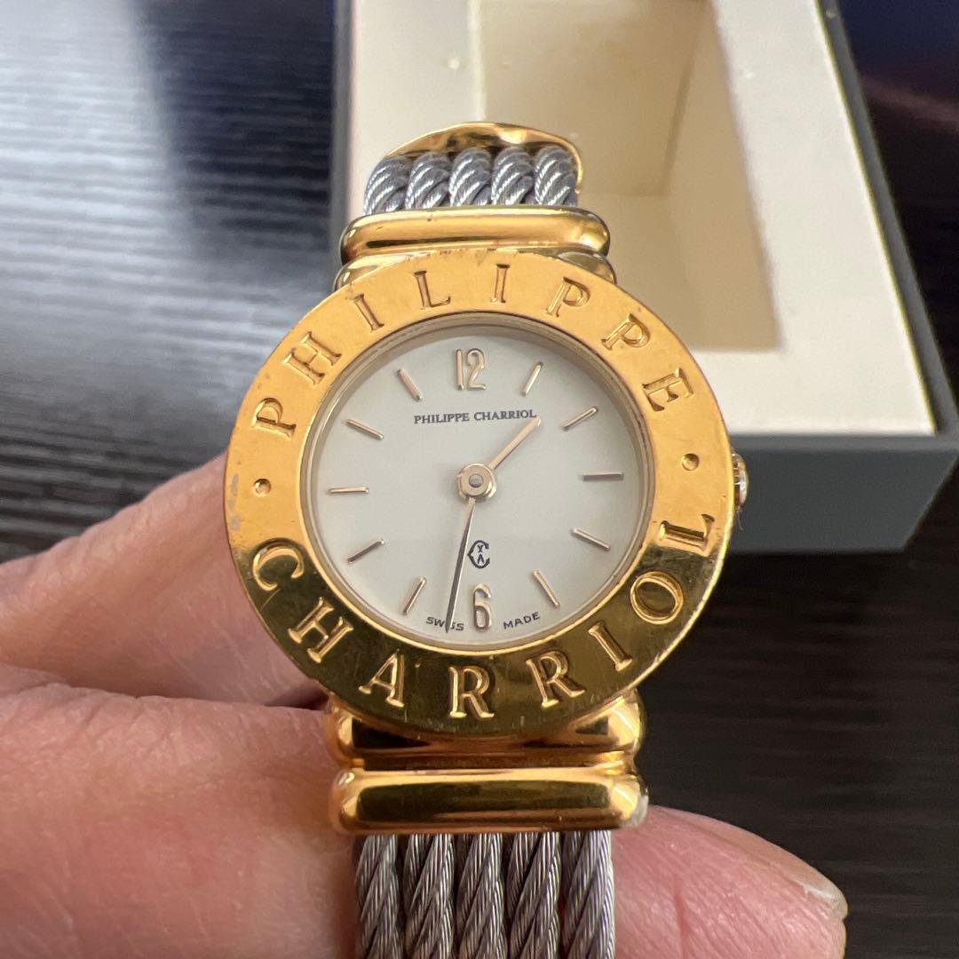 フィリップ・シャリオール サントロペ 腕時計 GP/SS レディース