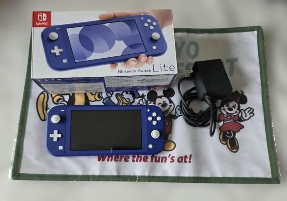 Nintendo Switch Lite 青色 箱あり SDカード付き