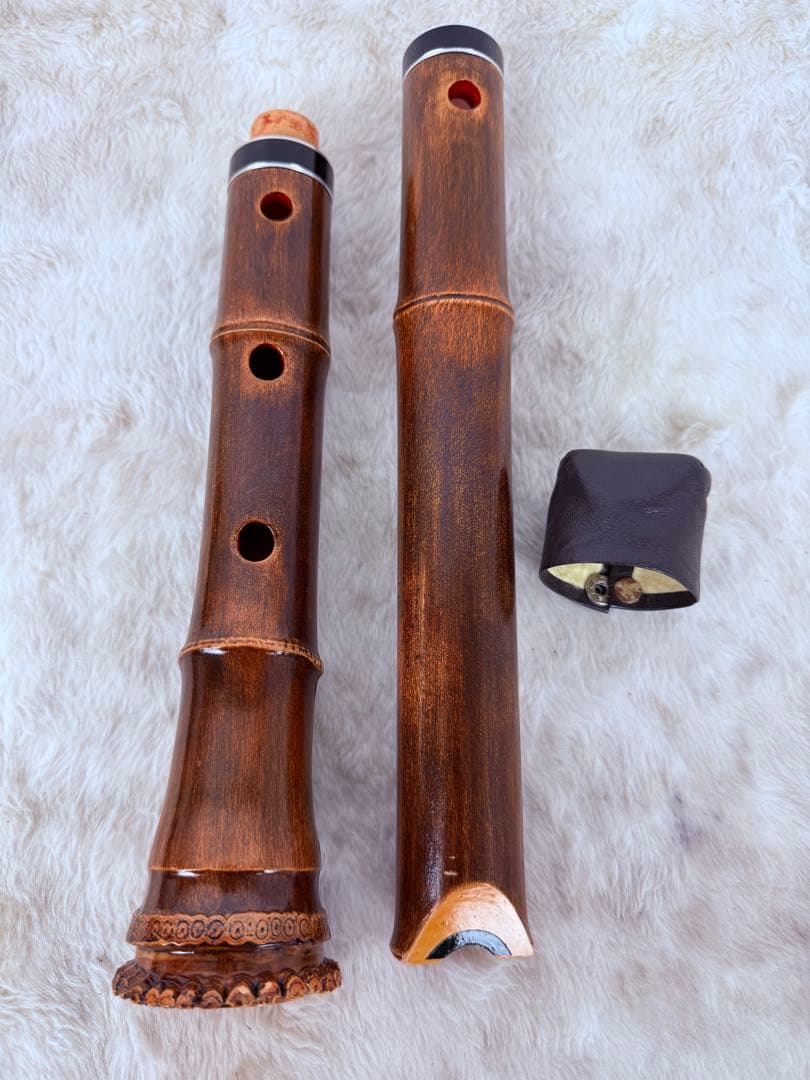 超美品♪ 未使用級 尺八 1尺8寸 プラ製 練習用最適 音質かなり良好♪