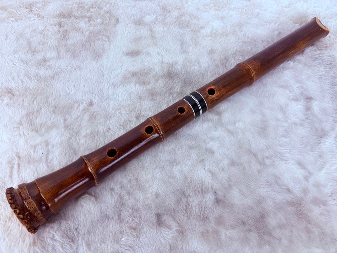 超美品♪ 未使用級 尺八 1尺8寸 プラ製 練習用最適 音質かなり良好♪