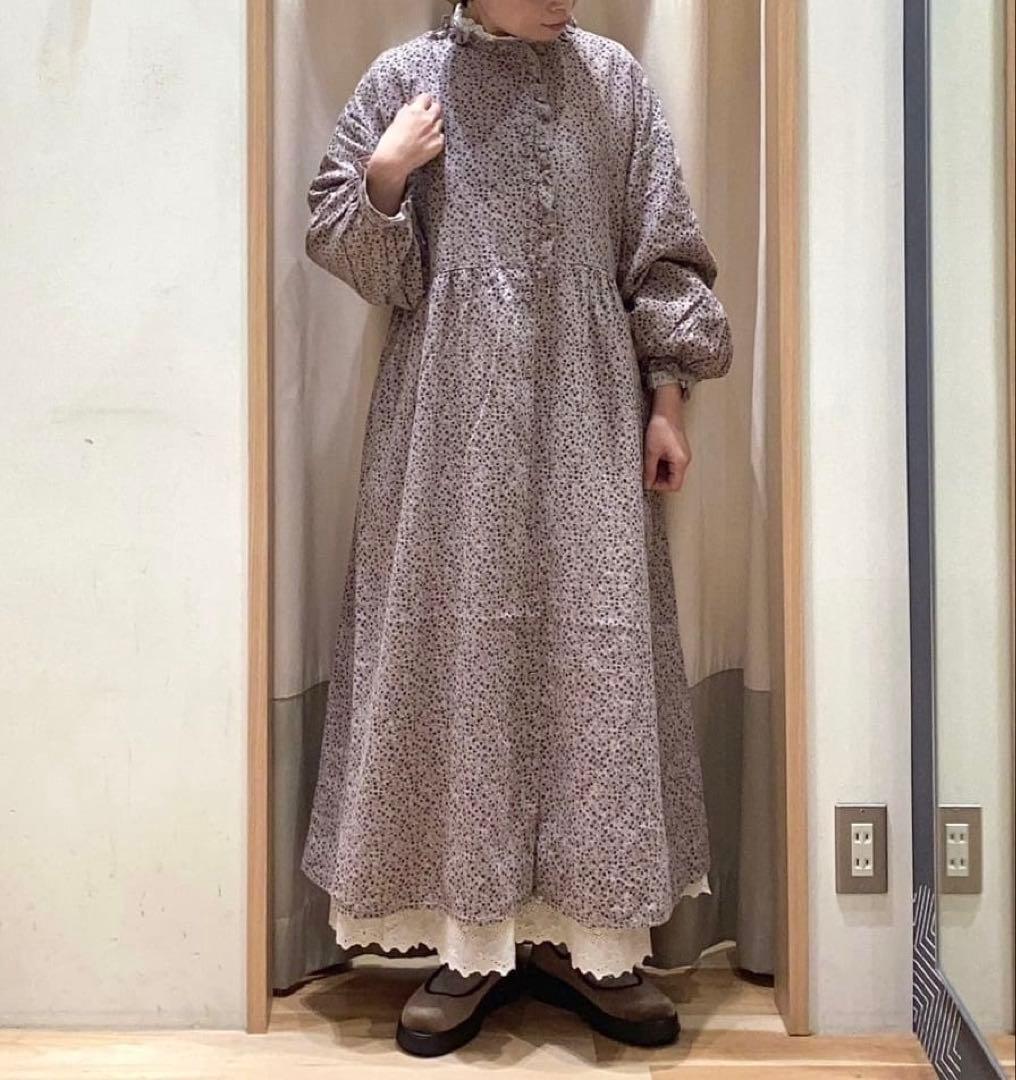 SM2⋈ 【Cross×Linen】フリルワンピース⋈Sサイズ