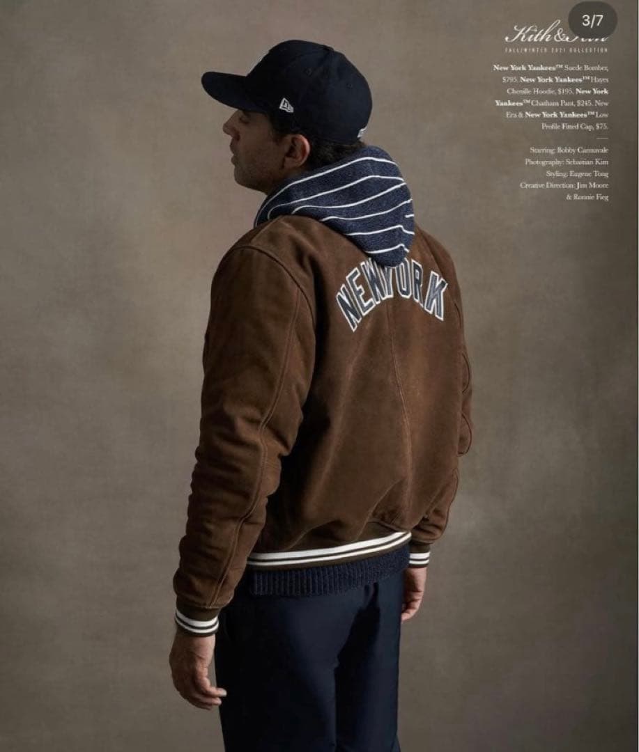 タグ付き　超美品　KITH Yankees スタジャン