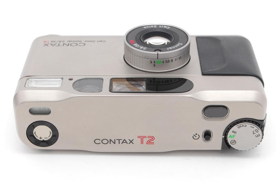 【美品 箱付き】 コンタックス Contax T2 チタンシルバー