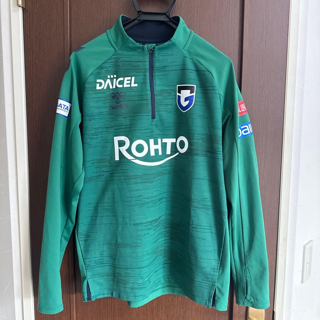 ガンバ大阪 ヒュンメル PROトレーニングハーフジップトップ　サイズL