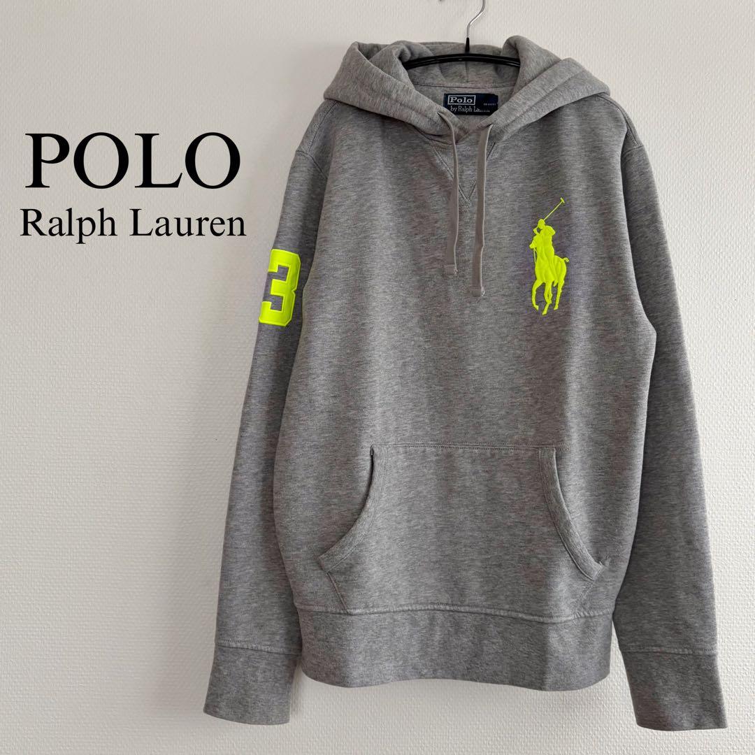 ポロラルフローレン パーカー ビッグポニー 刺繍　フーディー　裏起毛　スウェット