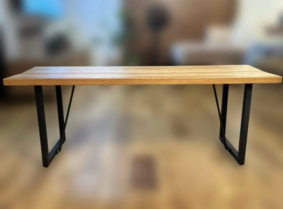 ☆値下げ☆ダイニングベンチ　オーク材　長椅子