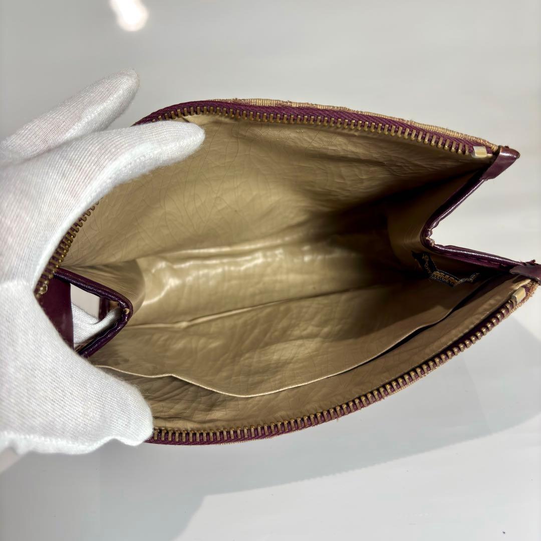 DIOR ディオール クラッチ セカンドバッグ トロッター柄 オブリーク