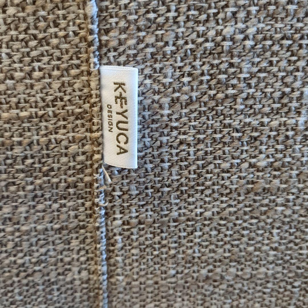 KEYUCA　ケユカ　ソファー　グレーベージュの2人掛けファブリックソファ