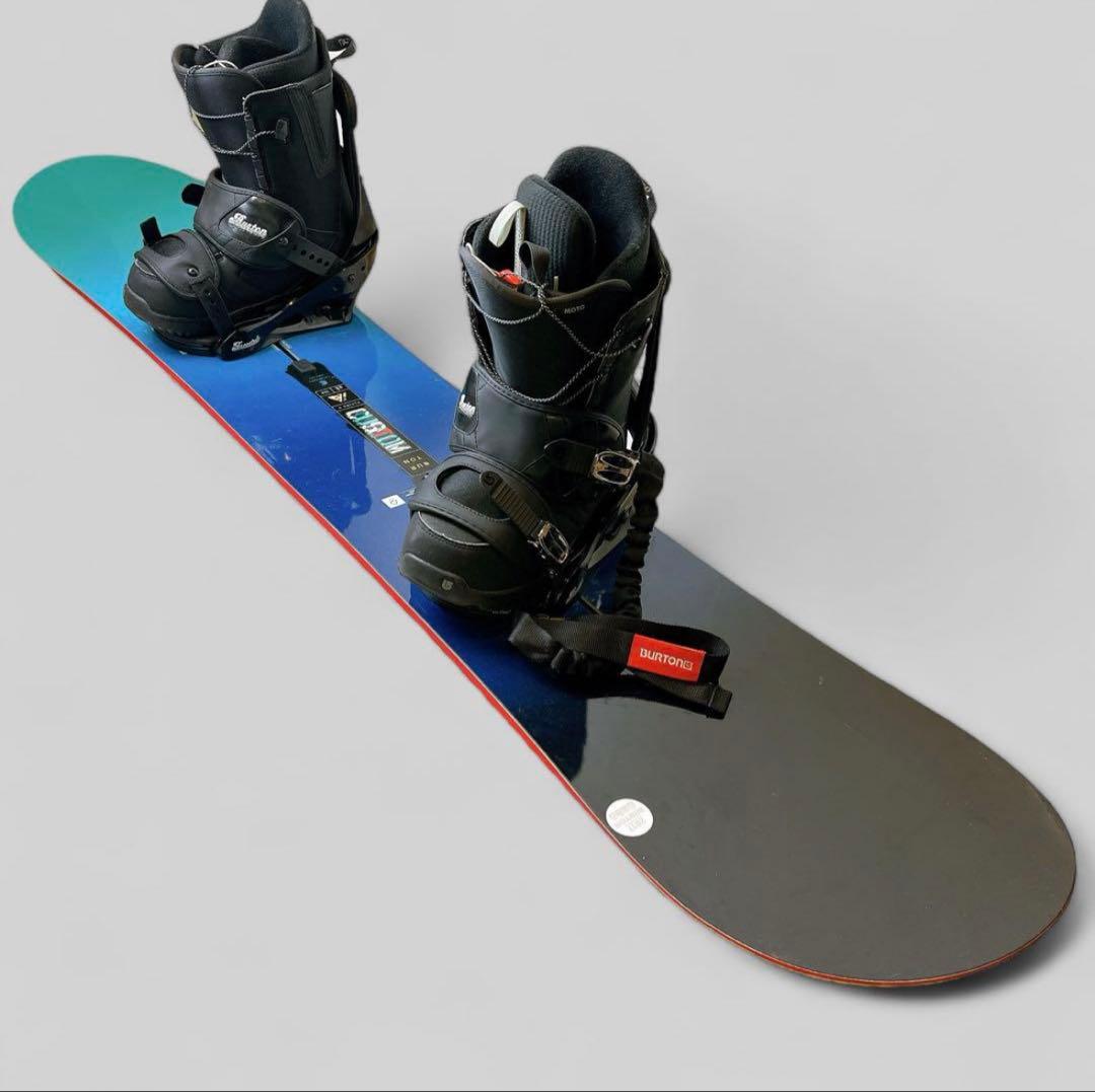 【美品】BURTON CUSTOM 154cm バートン スノーボード3点セット