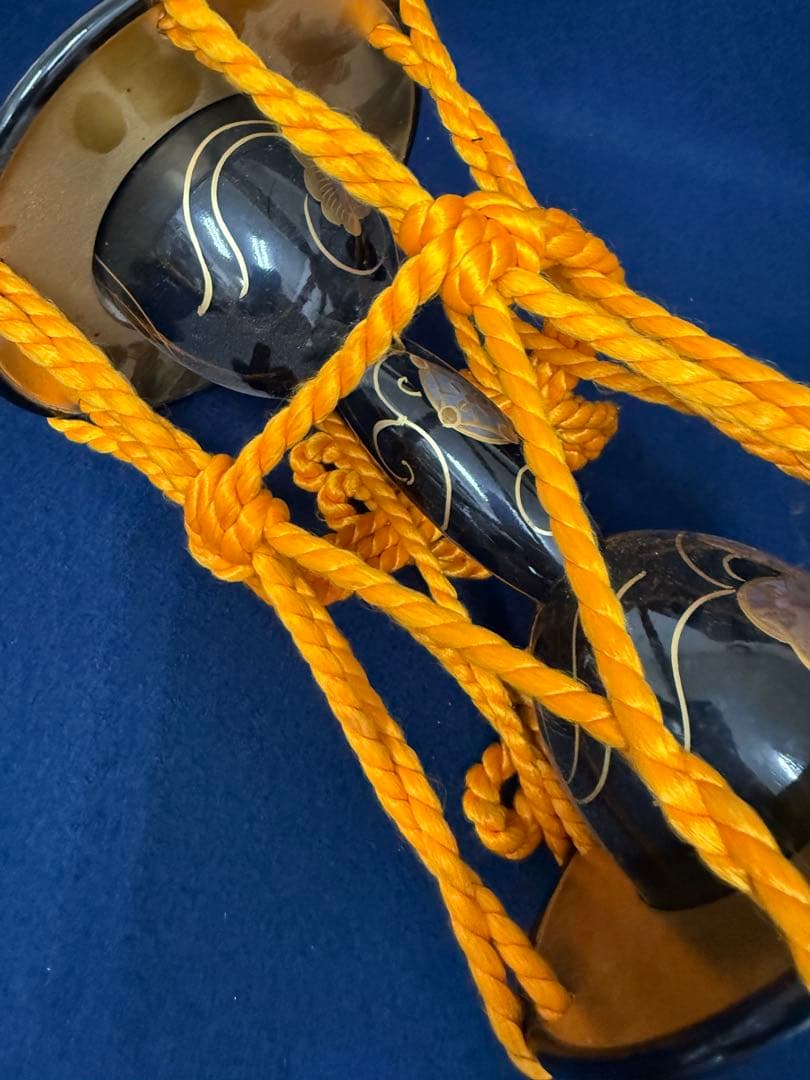 ① 小鼓 太鼓 蒔絵 金彩 雅楽 能楽 和楽器 打楽器 古玩 旧家 蔵出 骨董品