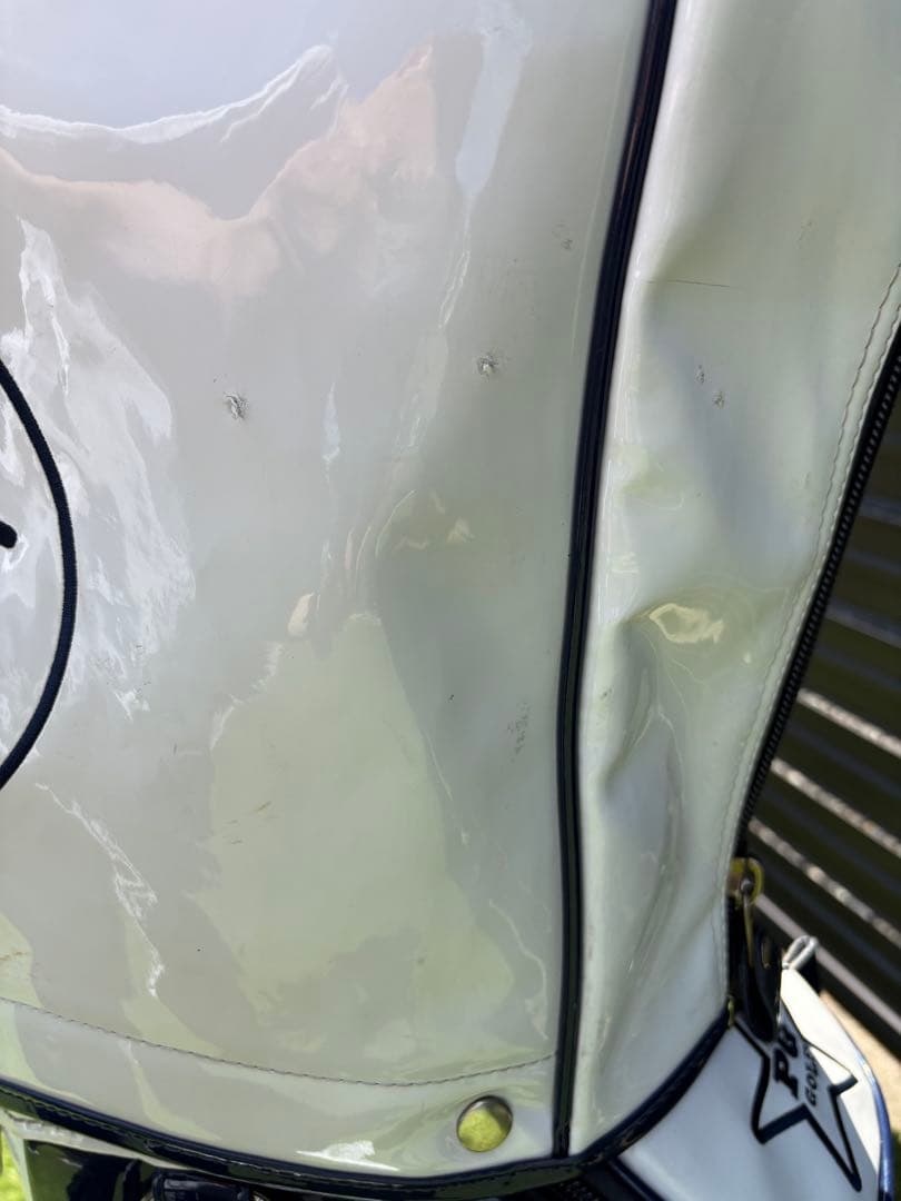 PEARLY GATES エナメルキャディバッグ