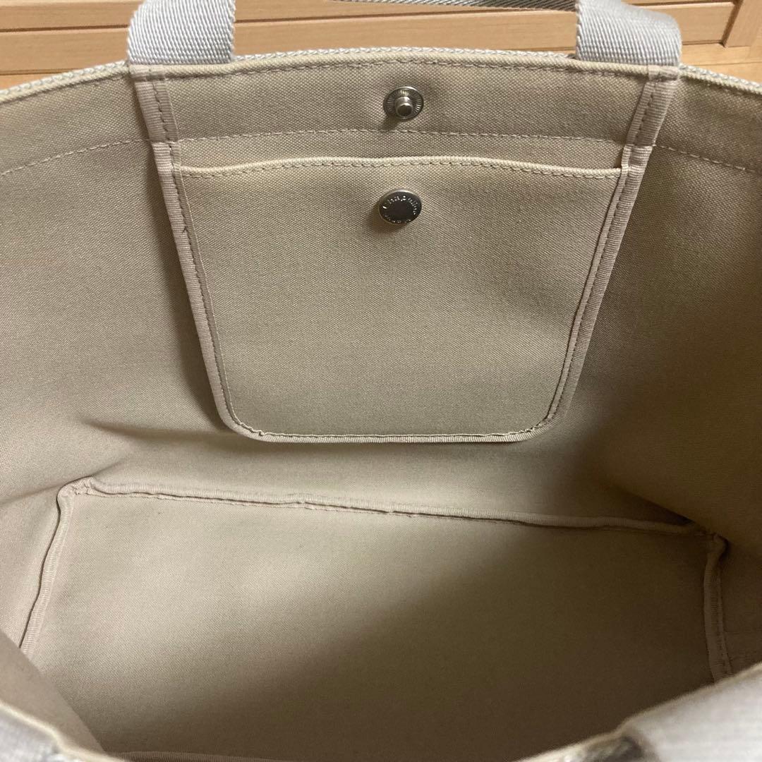 エルベシャプリエ◉705GP◉スクエアトートL◉グラニ×シルバー