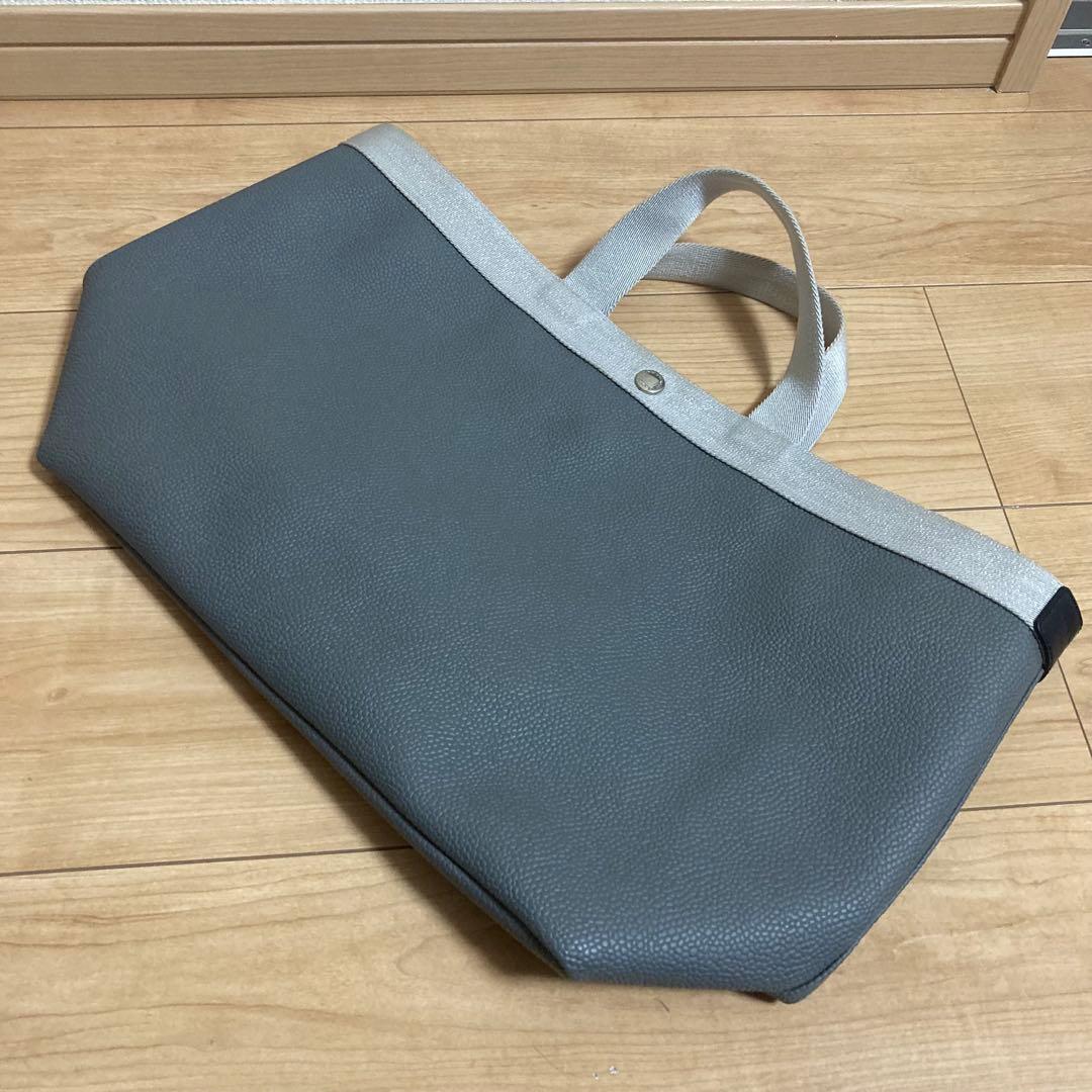 エルベシャプリエ◉705GP◉スクエアトートL◉グラニ×シルバー